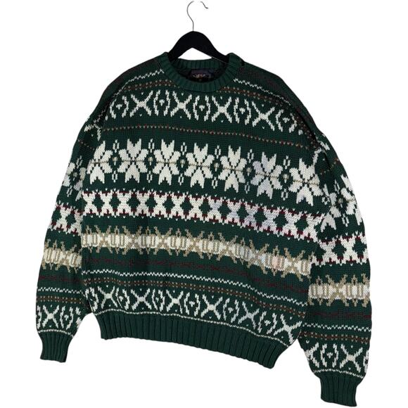 Vintage American Portrait Knit Sweater - Picture 3 of 8